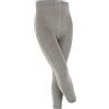 FALKE Active Warm K Le Lana Filo Funzionale Spessi Tinta Unita 1 Pezzo, Leggings Unisex Bambini, Grigio Mid Grey Melange 3530, 134-146
