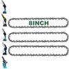 STATORICH Confezione da 3 catene per motosega (8-45DL-1/4 LP-.43-3pcs)