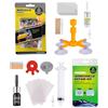 VINEST 2 Pezzi Kit Riparazione Parabrezza Auto, Ripara Vetro Auto con Siringhe A Pressione, Ripara Parabrezza Auto con Riparazione Resina per Riparare Le Incrinature, Scheggiature, Fessure e Graffi
