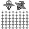 Pulchra, 100 pezzi, clip per modanatura laterale della porta per Opel Vivaro/Renault, clip in plastica