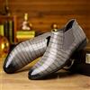 👞 Stivaletti Chelsea Uomo Eleganti Punta Affusolata Pelle Moda Luxury
