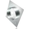 Ali2 Piastra di montaggio a torre planare in acciaio inox, compatibile con Eberspacher Webasto, piastra di fissaggio per riscaldamento da pavimento, profondità 40 mm
