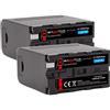 Bundlestar Baxxtar PRO - 2 batterie NP-F970 Plus (Black Series/10500 mAh) - LG Cells Inside