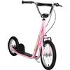 HOMCOM Monopattino per bambini con pneumatici ad aria e freno a mano, cerchi 41 cm, regolabile in altezza, monopattino per ragazzi e ragazze da 5 anni, Cityroller per bambini Rosa | Aosom Italy