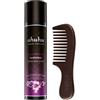 Ahuhu Lacca Black Orchid con olio di argan (300 ml) + pettine
