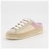 Galieti Sneaker Sabot in pelle scamosciata con suola 4 cm