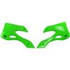 Ufo Copertura radiatore UFO PLAST in 2 pezzi per Kawasaki KX 125 / 250 cc, anni di produzione 1999 - 2002, colore: verde OEM