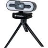 Verbatim Webcam Verbatim con microfono Hd 1080P Awc-02 nero/nero 49579