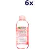 Garnier Skinactive Face 3600542326544, Donna, 400 ml, Pelle mista, Pelle esigente, Pelle secca, Pelle matura, Pelle normale, Pelle grassa,..., Detergente, Chiarificante, Rinfrescante, Levigante, Lenitivo, Zie ingrediëntenlijst, 6 pezzo(i)