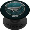 Guided By Faith Bible Verse Co Isaia 43 2 oceano balena Fede cristiana Versetto biblico PopSockets PopGrip Adesivo