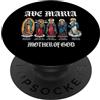 Modern Day Catholic Designs Nostra Signora La Beata Madre Latino Mariano Titoli Cattolico PopSockets PopGrip Adesivo