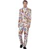 SMIFFYS Completo Groovy, Multicolore, con giacca, pantaloni e cravatta Halloween