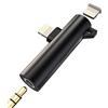 HOYULLI Adattatore Jack Lightning A 3,5mm Cuffie Per IPhone 14 13 AUX Cavetto Accessori Per Apple iPad Mini Audio Auricolari Adapter Caricatore SDoppiatore Headphone Ricarica Prolunga Cuffia Autoradio ip-GG