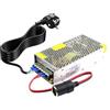 BYZESTY Adattatore di alimentazione da auto, convertitore di tensione da 220 V a 12 V 20 A 240 W, adattatore di alimentazione con presa accendisigari per scatola frigo, aspirapolvere auto, compressore,