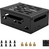 Geekworm X306-C1 Metal Case Compatible with X306 UPS Shield and Raspberry Pi Zero 2W