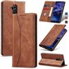 Jasonyu Cover per Huawei Mate 20 Lite, Portafoglio PU Pelle, Marrone | Flip Libro, Slot Porta Carte, Magnetica, Funzione Supporto, TPU Antiurto Custodia