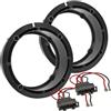 tomzz Audio 2857-001-1 Cavo adattatore degli anelli degli altoparlanti compatibile con VW Golf 4 Passat 3B BG Polo 9N 165 mm altoparlanti DIN, coppia
