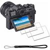 iDaPro per Vetro Temperato per Fujifilm X-S10 X-T30 X-T20 X-T10 X-T100 XF10 X-A1 X-A2 Fuji XS10 XT30 XT20 XT10 XT100 XF10 XA1 XA2 Pellicola Protettiva [3Pcs]+Cordino per mano[1Pcs],9H, Antigraffio