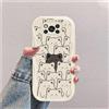 hdqICase Gatto Custodia Onda Silicone Morbido Compatibile con Xiaomi Poco X3 NFC/Poco X3 Pro Bianco Cover