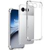 REY Cover in Gel TPU Anti-Shock per ONEPLUS Nord 4 5G, Morbido Silicone Custodie Protettivo Case, Anti-Scratch, Protettiva Sottile Back Cover