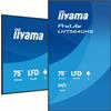 iiyama LH7564UHS-B1AG visualizzatore di messaggi Pannello piatto per segnaletica digitale 190,5 cm (75") Wi-Fi 500 cd/m² 4K - LH7564UHS-B1AG
