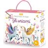 SASSI Gli unicorni. Magico puzzle ad acqua. Ediz. a colori. Con pennello. Con puzzle da 54 pezzi