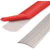 ztowoto Striscia di soglia in PVC da 100cm, strisce di transizione del pavimento, strisce di rivestimento per pavimenti in laminato (100cm-4cm-Grain de bois de frêne)