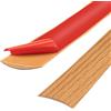 ztowoto Striscia di soglia in PVC da 100cm, strisce di transizione del pavimento, strisce di rivestimento per pavimenti in laminato (100cm-5cm-Grain de bois jaune)