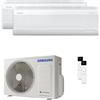SAMSUNG Condizionatore Samsung Windfree Elite S2 dual split 7000+7000 BTU inverter A+++ wifi unità esterna 4 kW