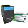 Lexmark Originale Toner Lexmark 456C (71B2HC0) ciano - U00407