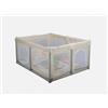 Aziamor Box Recinto Pieghevole Beige 120x120x68 con Tappeto