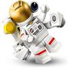 BRICK Flip Astronauta sulla passeggiata spaziale (Spacewalking astronauta), Lego Minifigure Serie 26 Space (Series 26 Space), Personaggio da collezione singolo, Set completo con supporto e accessori, CMF