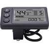 VGEBY Display LCD per Bici Elettrica, Display LCD S866 per Bicicletta Elettrica Pannello di Controllo 24V 36V 48V con Spina Impermeabile Kit Regolatore di Velocità Motore Brushless