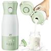 JDZ Scaldabiberon Portatile 500ml, Scalda Biberon Elettrico Ricaricabile 16000mAh, Controllo Temperatura Preciso per Latte e Acqua, Ideale per Neonati e Viaggi, Regalo per la Festa della Mamma