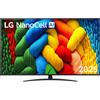LG NanoCell AI 65NANO81A6A TV Serie NANO81 65'' 4K, α7 Gen8, HDR10, 20W, 3 HDMI con Game Optimizer, Smart TV WebOS 25