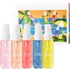 QIWEIS Set Di Acqua Profumata Per Capelli E Corpo, 5 X 40ml Mini Profumi Set Profumi Donna Acqua Corpo Profumata Donna Mini Profumo Da Viaggio Con Profumo Di Lunga Durata, Regalo Per Donna