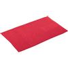 MSV - Tappetino da bagno in microfibra di ciniglia - Pelo lungo, antiscivolo - Comodo anello per appenderlo - Comfort e igiene ottimizzati - Rosso - Singolo - 60x90 cm