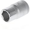 GEDORE Inserto per Chiave a Bussola, Attacco 1/2 pollici, 12.5 mm, Bocca Esagonale, Chiave a Bussola 14 mm, Utensile, 19 14, Acciaio Cromato