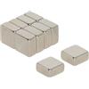 FIRST4MAGNETS N42 Magneta Neodimio Per Arti, Mestieri, Produzione Di Modelli, Fai -Da -Te, Hobby, Ufficio E Casa - 10mm x 10mm x 5mm Di Spessore - Pacchetto - Pacchetto Di 10