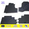 CORA Tappetini Honda CR-V 2007>2012 gomma tappeti per auto su misura set nero da 4 in