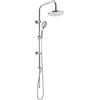 Parama Colonna doccia in acciaio inox cromato soffione 23 cm | Ticino