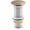 Parama Piletta click-clack universale in ottone con tappo beige| Noana