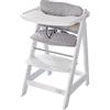 roba Sedia alta Sit Up Fun - Bianco + Cuscini seduta Roba Style - Grigio argento