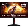AOC G4 25G4KUR Monitor PC 62,2 cm (24.5) 1920 x 1080 Pixel Full HD LED Nero, Rosso GARANZIA ITALIA