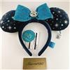 Disney Tokyo Disney Resort Sea 25th Sparkling Jubilee Headband Minnie Ears Cap con e...