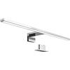 B.K.Licht Luce da specchio LED, luce bianca neutra 4000K, larghezza 60 cm, luce per bagno, luce per trucco, lampada per bagno, illuminazione armadietto bagno, 8 W, 780 Lm, 230 V, IP44