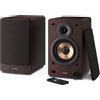 SHARP CP-SS30(BR) - ALTOPARLANTI ATTIVI DA DESKTOP - 60W RMS - CHASSIS LEGNO - BLUETOOTH 5.0 - USB - BROWN SHACPSS30BR - SHACPSS30BR