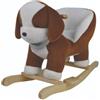 MIBB Rocky Poltroncina Dondolo in Legno Peluche PARKER PUPPY