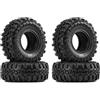 INJORA Pneumatici G2 57 * 22 mm 1,0 Terreni Rocciosi Compatibili con Axial 1/24 RC SCX24 AX24 FCX24 FCX18, T1005