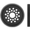 Culnflun Ingranaggio cilindrico ad Alta velocità Acciaio Metallo Nero Grande Telecomando per Auto Tamiya TT 02 68T Parti di aggiornamento da Corsa